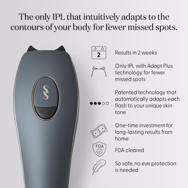 Smoothskin Pure Adapt Limited Edition Slate Gray; IPL Laser Hair Removal - Image 2