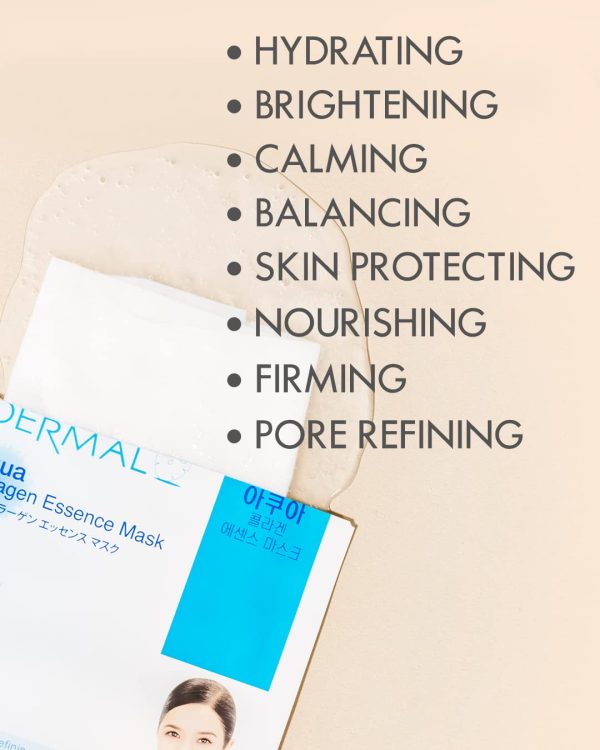 DERMAL 16 Combo Pack A Collagen Essence Korean Face Mask - Hydrating & - Image 4