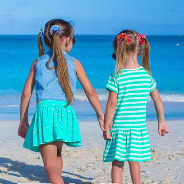 24Pcs Hair Scrunchies for Girls Shiny Metallic Scrunchies Cute Elastic Hair - Image 4