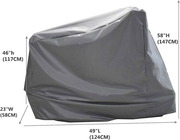 Mini Lustrous Exercise Bike Cover, Indoor Cycling Bike Stationary Cover - Image 2