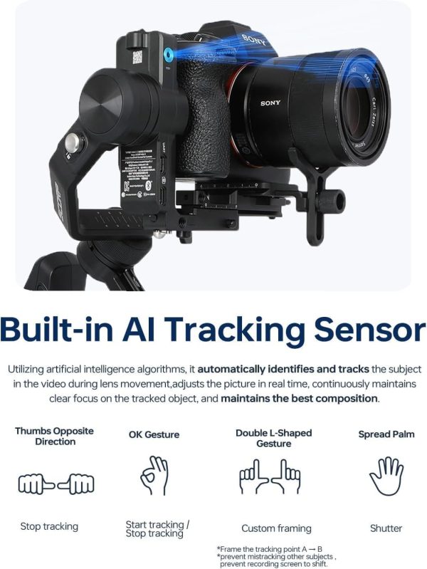 FeiyuTech SCORP Mini 2 Kit Camera Stabilizer with AI Tracker/Fill Light,All - Image 3