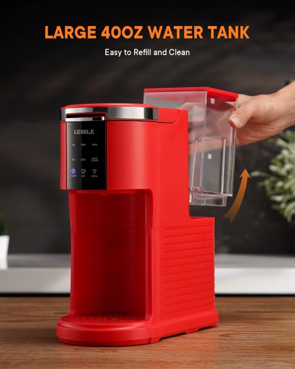 Single Serve Coffee Machine, 3 in 1 Pod Coffee Maker for K Cup Pods & - Image 5