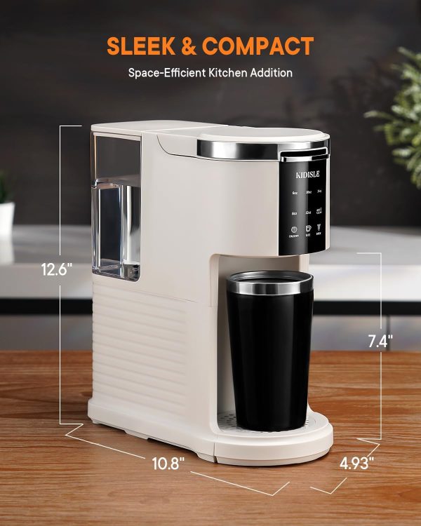 Single Serve Coffee Maker for K Cup Pods & Ground Coffee & Teas, 6 to 14oz - Image 7