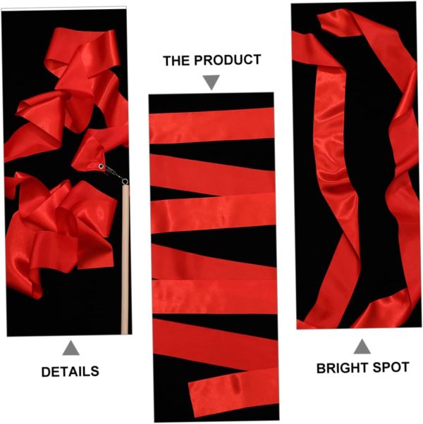 Gymnastics Ribbon Rhythmic Ribbon Gymnastics Streamer Wand Ribbon for - Image 2