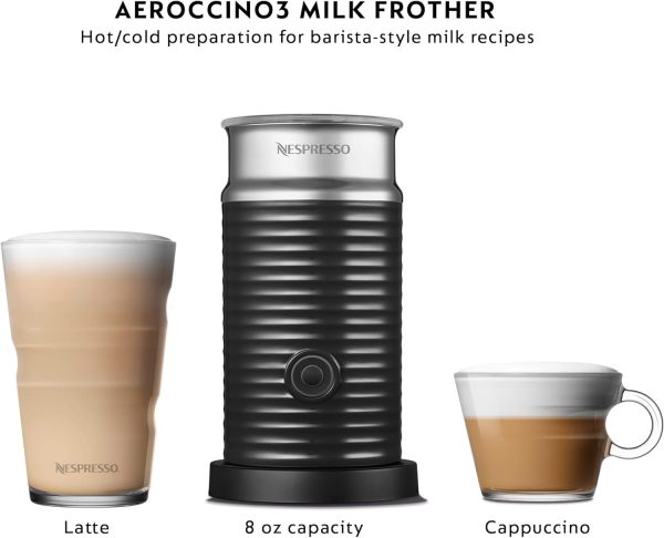 Nespresso Vertuo Pop+ by De'Longhi with Aeroccino, 1500 watts, Mango Yellow - Image 5