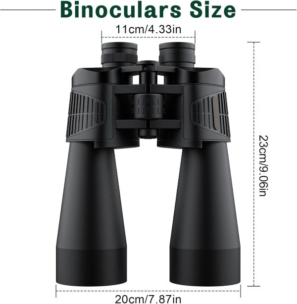 Binoculars for Adults High Powered - 20x70 HD Bird Watching Binoculars with - Image 8