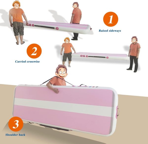 Air Mat Tumble Track 10ft/13ft/16ft/20ft Inflatable Gymnastics Tumbling Mat - Image 6