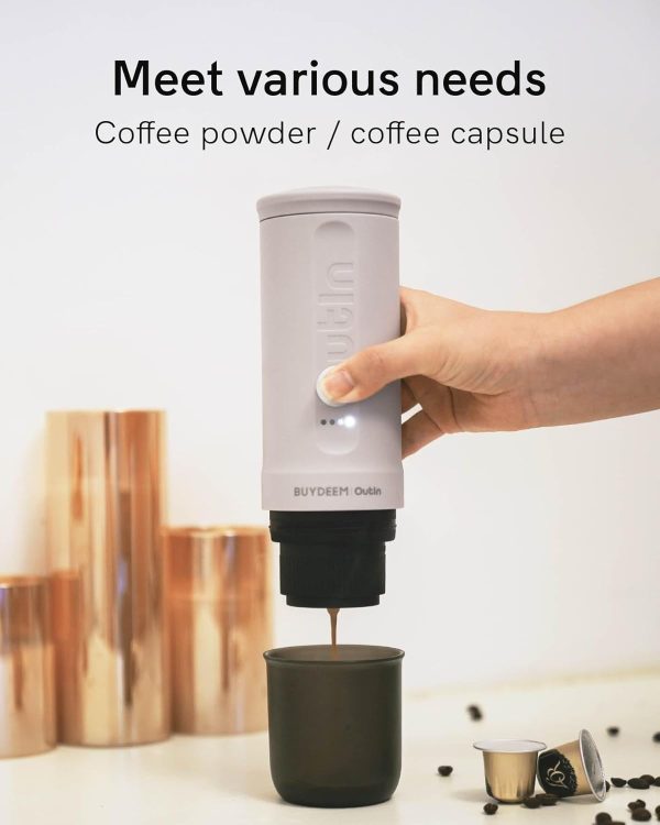 Portable Electric Espresso Machine, Car Coffee Maker with 7500mAh - Image 2