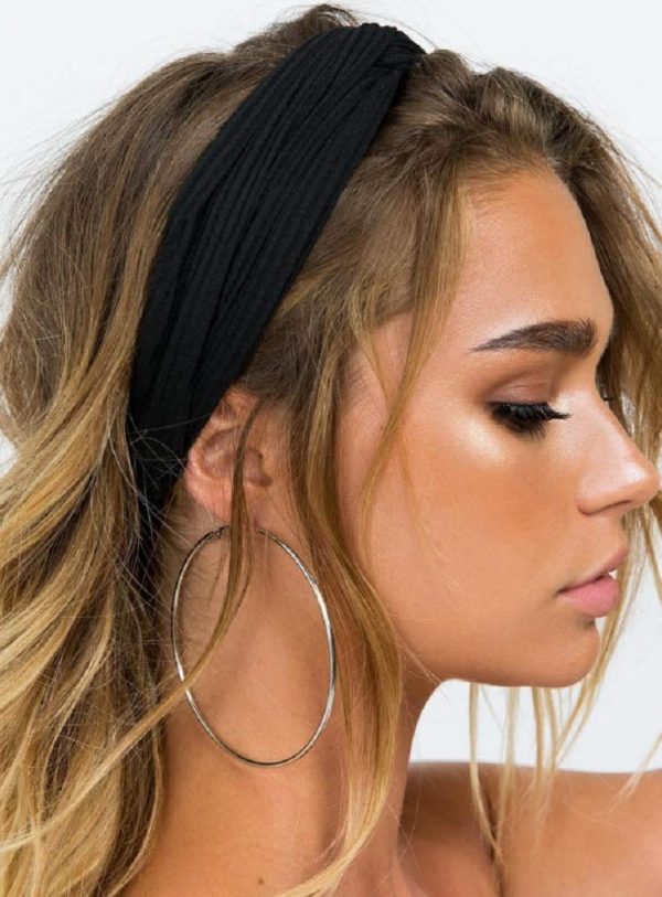 Huachi Headbands for Women Twist Knotted Women Head Bands Boho Stretchy - Image 5