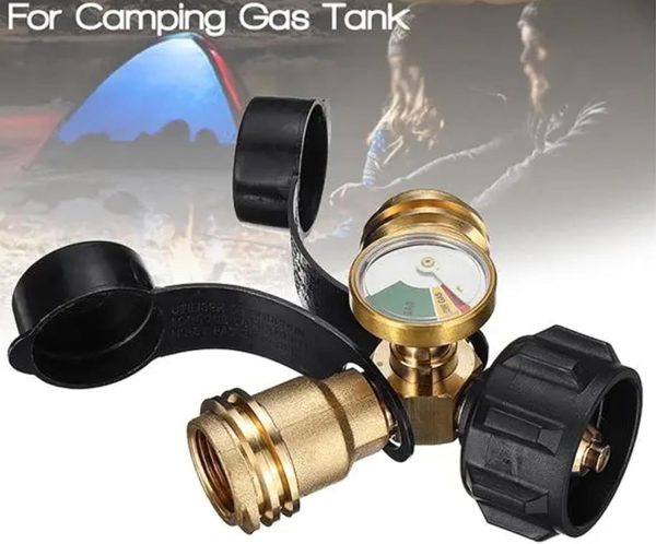 Two Way Propanes Hose Splitter Manifolds with Shutoffing Valves for Camp - Image 6