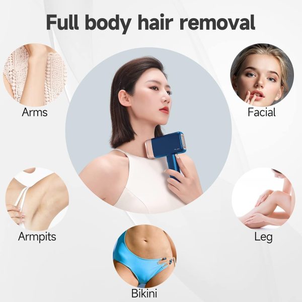 MLAY IPL Hair Removal Device, Ice Cooling Protection Laser Whole Body Hair - Image 3