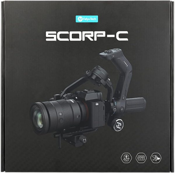 FeiyuTech SCORP-C Camera Gimbal Stabilizer, Max 5.5lbs Payload, 3-Axis - Image 8
