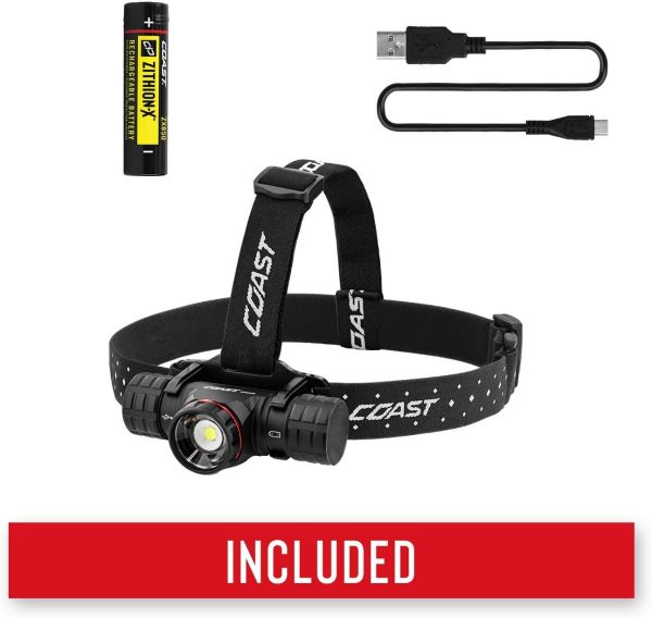 Coast® XPH34R 2075 Lumen USB-C Rechargeable-Dual Power LED Headlamp - Image 9