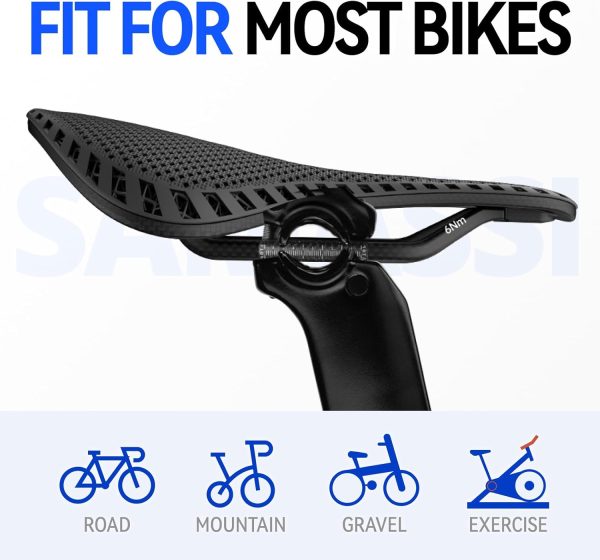 Bike Seat, 3D Printed Bike Saddle | Comfortable Bike Seat Cushion for Men - Image 7