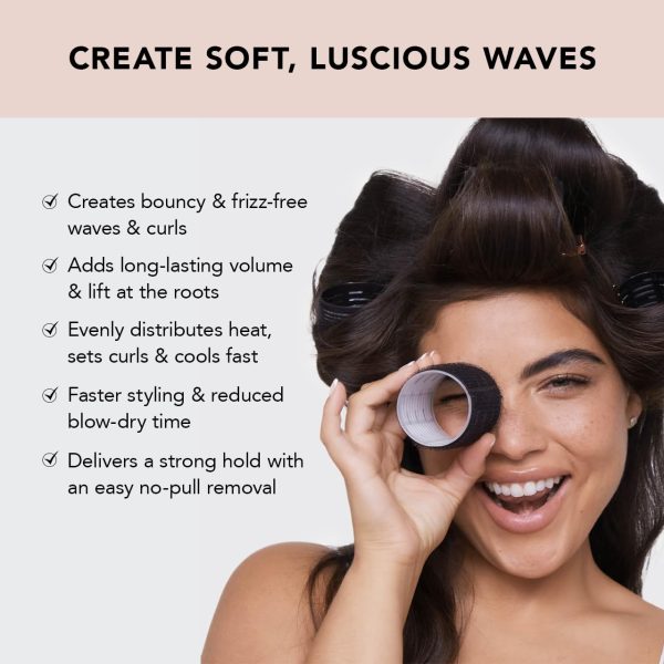 Kitsch Ceramic Thermal Rollers - Self Grip Hair Rollers for Blowout Look - Image 3