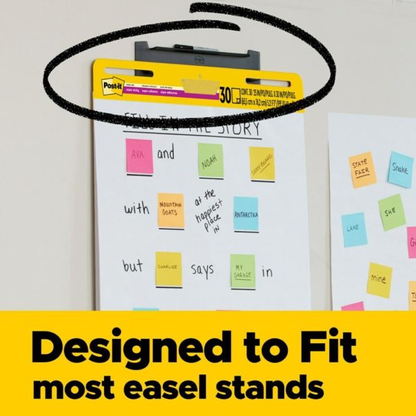 Post-it Super Sticky Easel Pad, 25 in x 30 in, White, 30 Sheets/Pad, 2 - Image 2