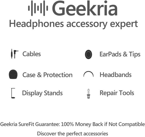 Geekria Shield Case for Foldable Headphones, Replacement Protective Hard - Image 7