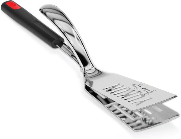 Yukon Glory Premium Stainless-Steel, Rubber-Grip Tongs-Spatula, Perfect - Image 5