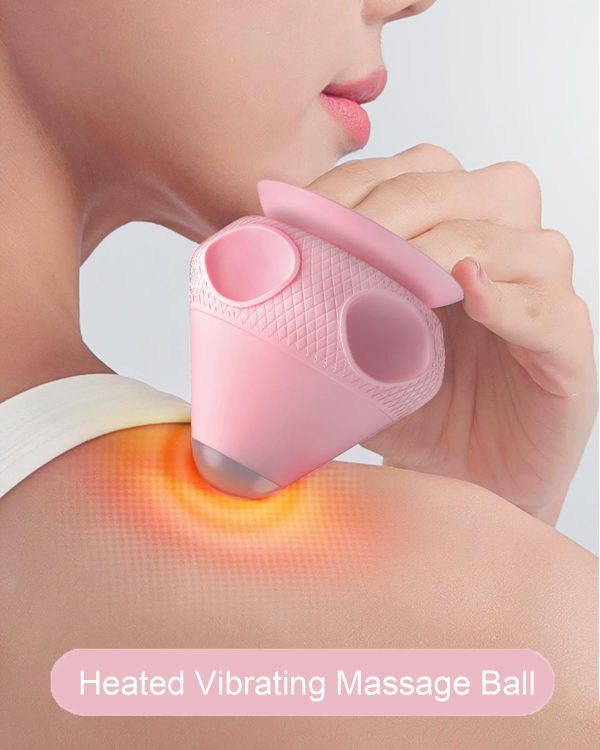 Massage Ball with Heat, Vibration Trigger Point Ball Silicone Self Massager - Image 2