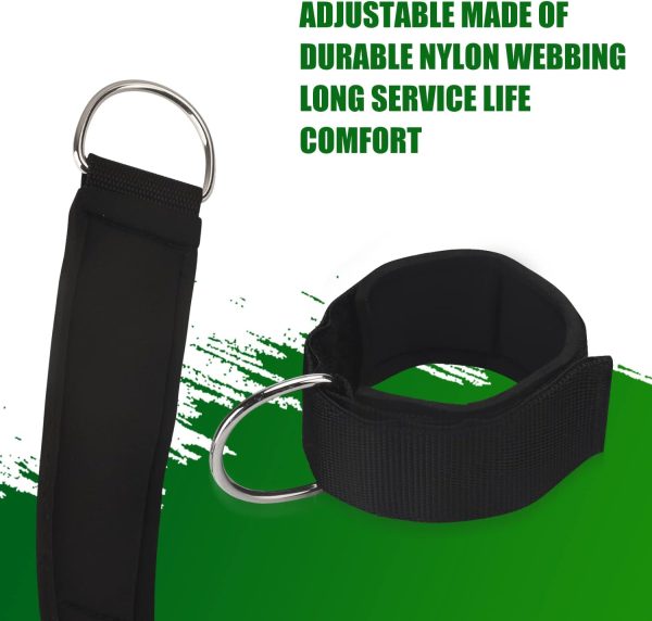 Universal Ankle Strap for Cable Machine Attachments, for Tone and Tighten - Image 4