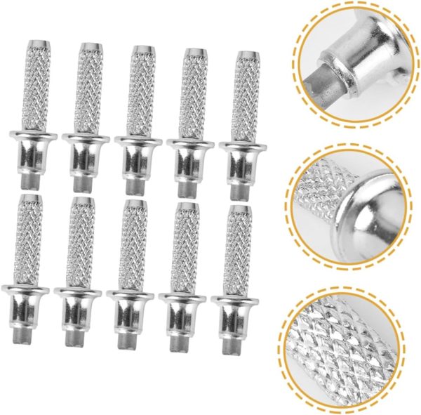 Toddmomy 10 Pcs Mountaineering Stick Tip Hiking Pole Replacement Tips - Image 8