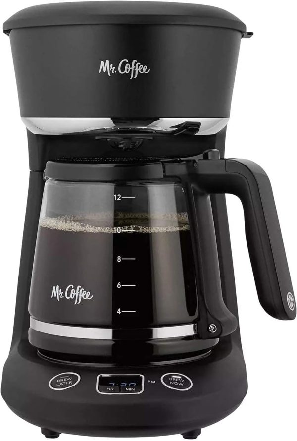 Mr. Coffee 12-Cup Programmable Coffeemaker, Brew Now or Later - Image 2