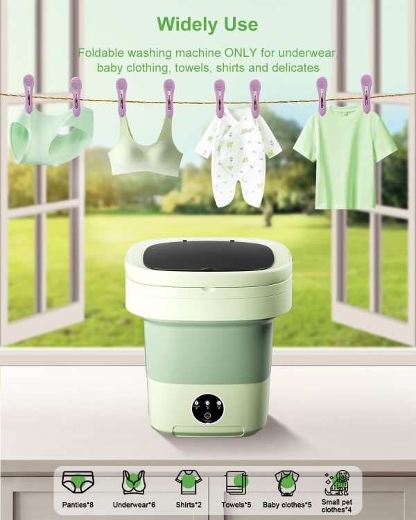 Portable Washing Machine,13L Laundry Washer with 3 Modes Deep Cleaning for - Image 7
