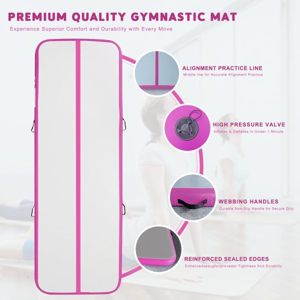 Inflatable Air Gymnastics Mat Training mat Thick tumbling mat with Electric - Image 4