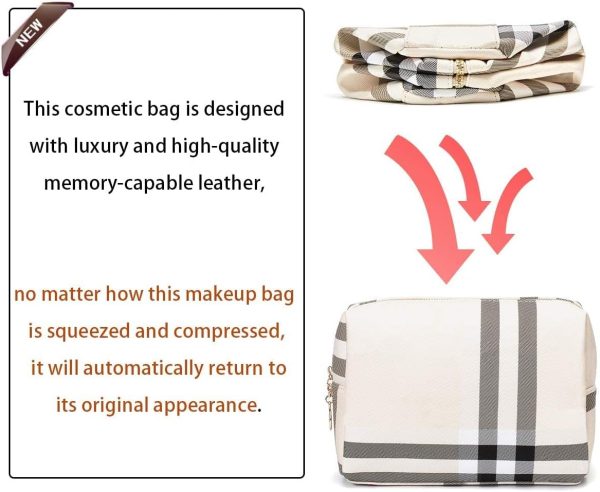Large Makeup Bag for Purse Luxury Women Cosmetic Bags Designer Make Up - Image 5