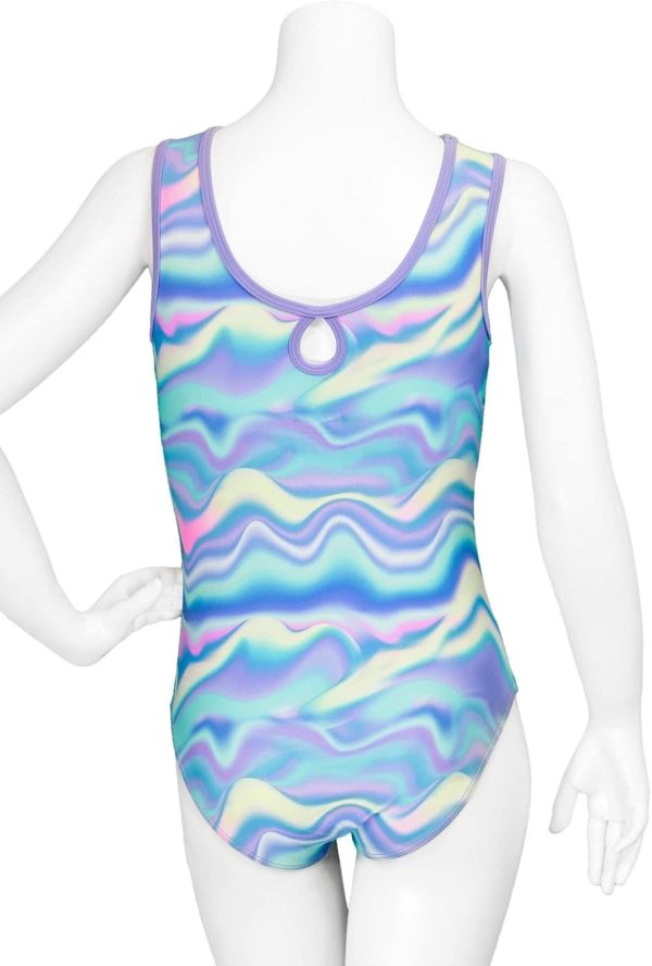 Destira Gymnastics Leotards for Girls, Cotton Candy, Super Soft Leotards - Image 3