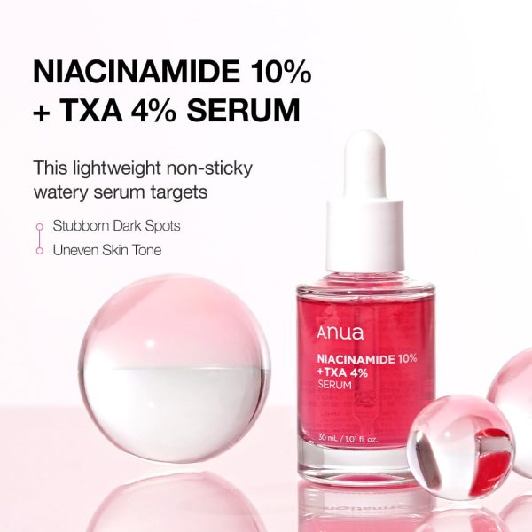 Anua 10% Niacinamide+ 4% Tranexamic Acid Serum, Ceramide, Hyaluronic Acid, - Image 3