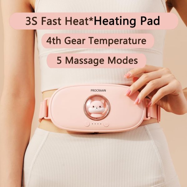 Heating Pad for Period Cramps, Portable Cordless Electric Belt Pain Relief - Image 3