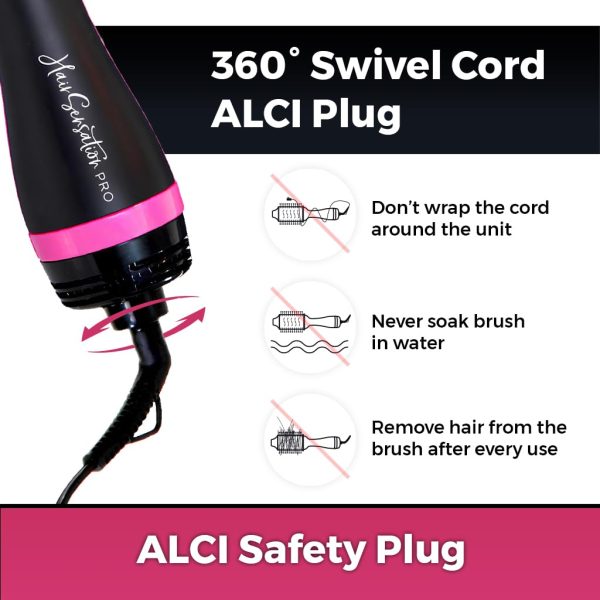 Blow Dryer Brush, 4 in 1 Styling Tools with ION Generator and Ceramic - Image 6