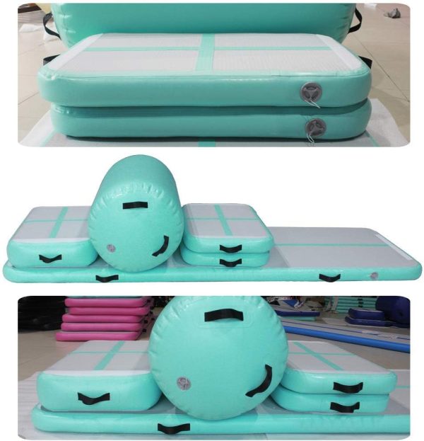 AKSPORT 5pcs Set of Inflatable Gymnastics Air Mat Tumble Track Tumbling Mat - Image 4