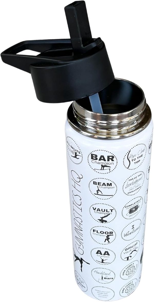Gymnastics Achievements Water Bottle for Girls- Fun Accessories Bundle with - Image 4