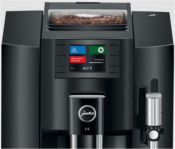 Jura E8 (NAA) 4th Gen Automatic Coffee Machine (Piano Black) - Image 7