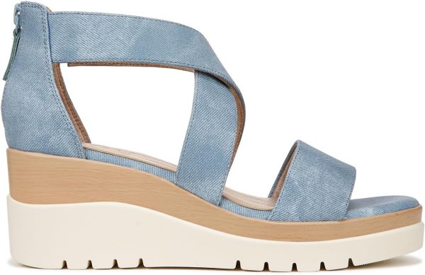 Naturalizer Soul Women's Goodtimes Crisscross Strappy Wedge Sandal - Image 4