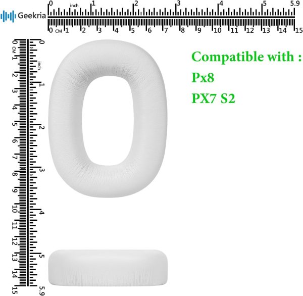Geekria QuickFit Replacement Ear Pads for Bowers & Wilkins B&W Px8, Px7 S2 - Image 6
