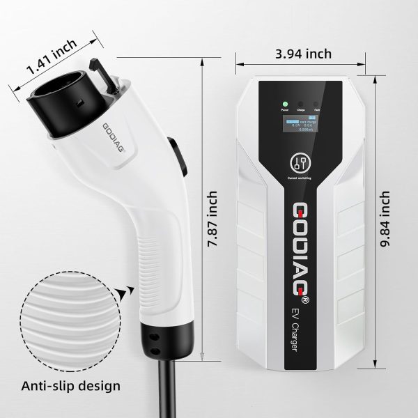 EV101 Portable EV Charger Level 1+2, 8/10/13/16 Amp Adjustable Electric Car - Image 9