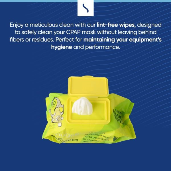 Jumbo Pack CPAP Mask Wipes by Snugell (1-Pack with 150 Wipes/Pack) - Fresh - Image 2