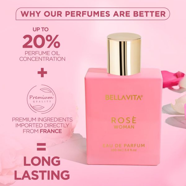 Bella.vitaa Luxury Rose Woman Eau De Parfum Perfume for Women with Black - Image 4