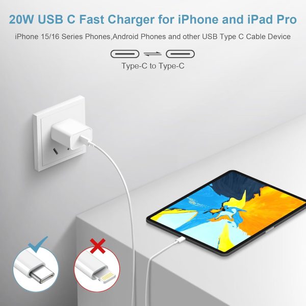 iPhone 16 15 Charger Fast Charging Type C Charger USB C Charger Block - Image 6