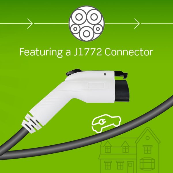 Leviton Level 2 Smart Electric Vehicle (EV) Charger with Wi-Fi, 40 Amp, 9.6 - Image 3