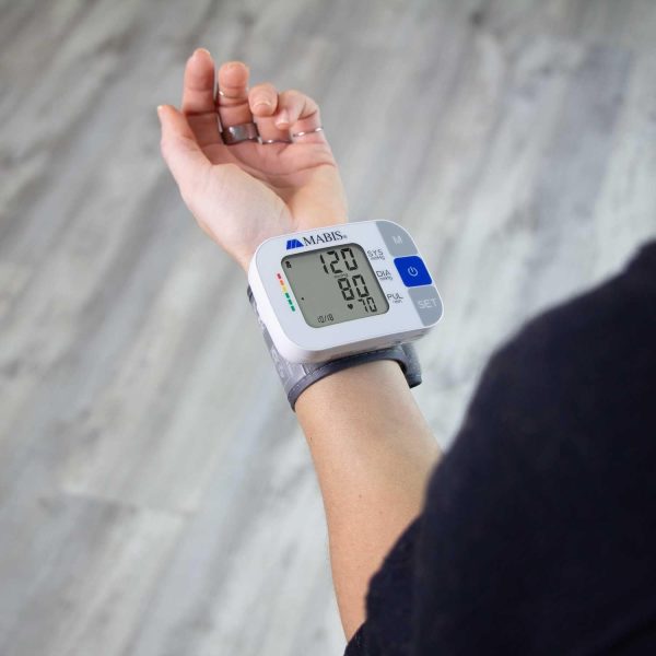 MABIS Universal Wrist Talking Blood Pressure Monitor, Visual BP Guide, 396 - Image 3