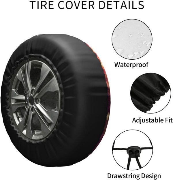 Gymnastics Game Print Tire Covers Wheel Covers for RVs Trailers Cars Camper - Image 6