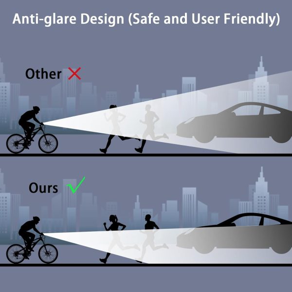 Super Bright LED Bike Light, USB Rechargeable Bicycle Headlight, Waterproof - Image 6