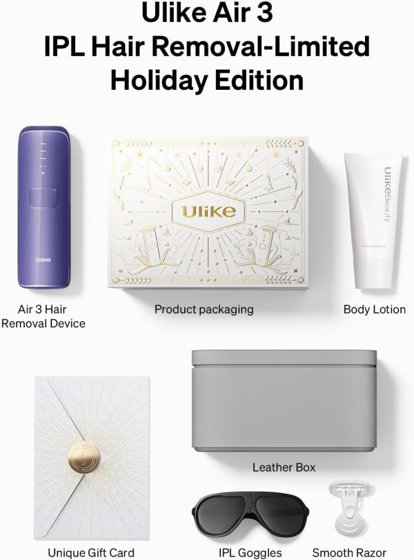 Ulike Laser Hair Removal, Air 3 IPL Hair Removal with Gift Set, Sapphire - Image 8