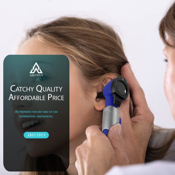 Mini Otoscope Ear Infection Diagnostic Device Ear Scope with Light Pocket - Image 3