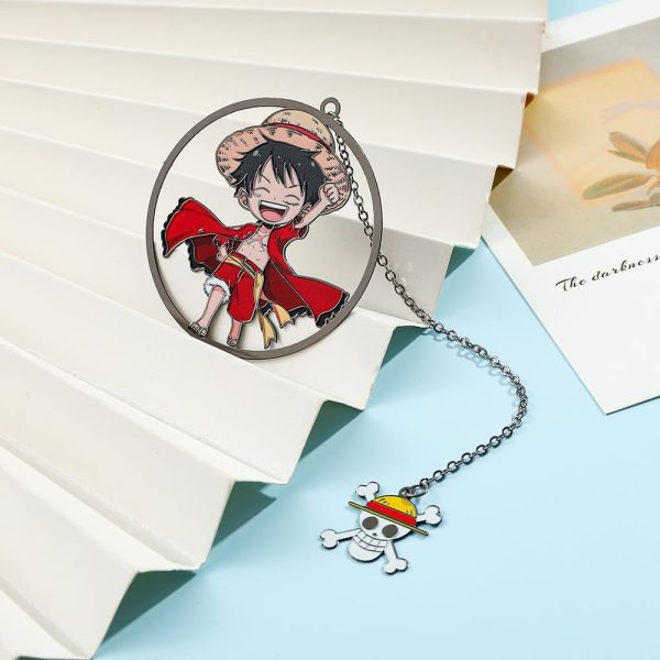 Anime One Piece Luffy Zoro Bookmark Student Reading Tool, Learning Tool, - Image 2