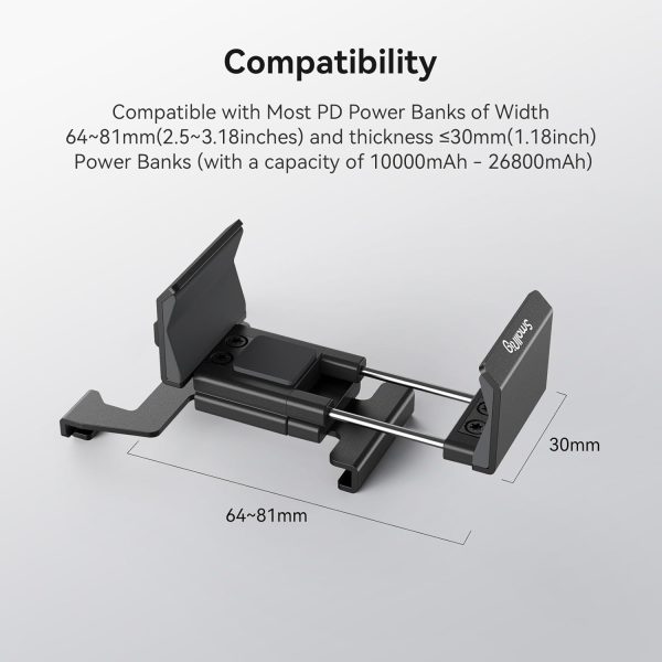 SMALLRIG Aluminum Powerbank Clip for RC 60B, Compatible with Most PD Power - Image 2